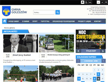 Tablet Screenshot of goleszow.pl